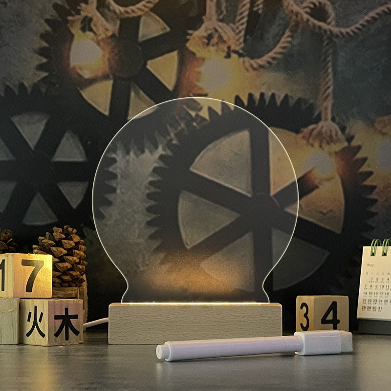 USB Creative Note Board Creative Led Night Light