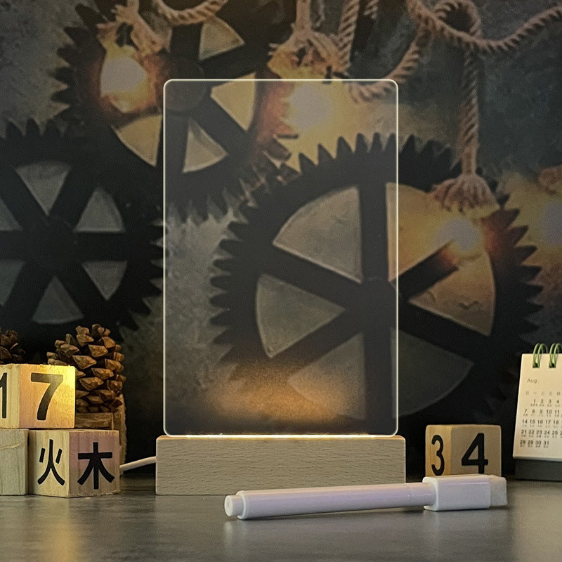 USB Creative Note Board Creative Led Night Light