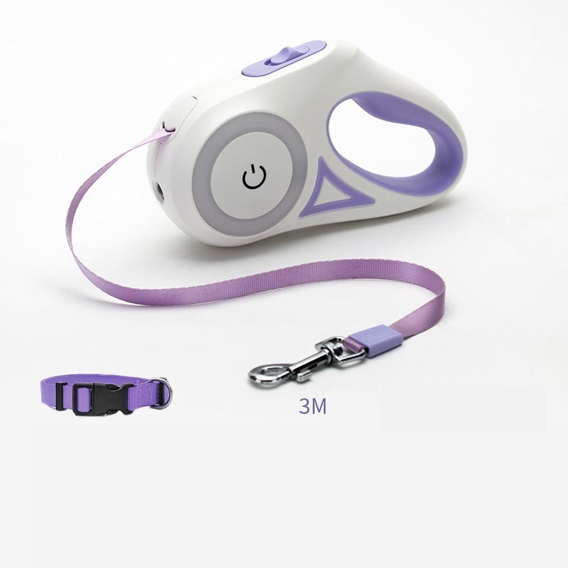 Dog Leash With Built-in Spotlight For Extra Safety