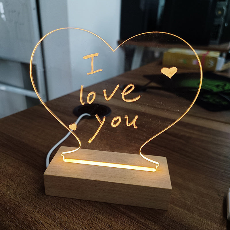 USB Creative Note Board Creative Led Night Light